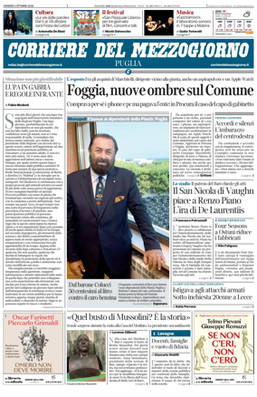 Cover of Corriere del Mezzogiorno (Puglia)