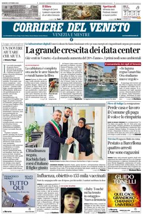 Cover of Corriere del Veneto (Venezia e Mestre)