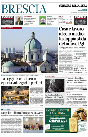 Cover of Corriere della Sera (Brescia)