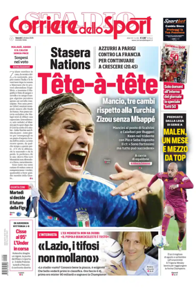 Cover of Corriere dello Sport (Lazio)