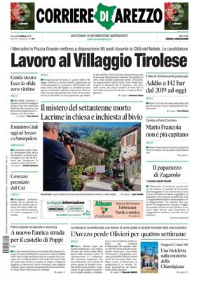 Cover of Corriere di Arezzo