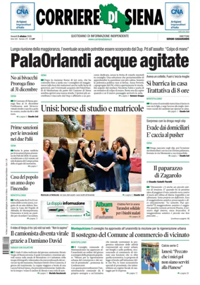 Cover of Corriere di Siena