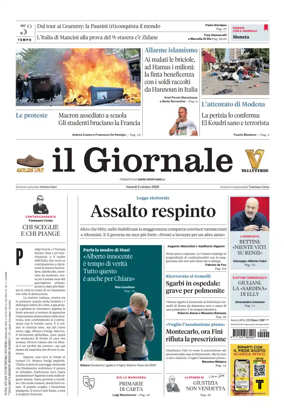 Cover of Il Giornale (Italy)