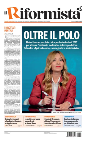 Cover of Il Riformista (Italy)