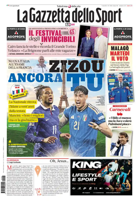 Cover of La Gazzetta dello Sport - Roma