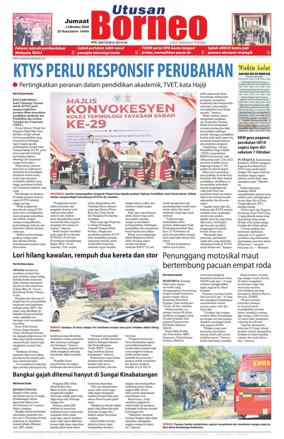 Cover of Utusan Borneo (Sabah)