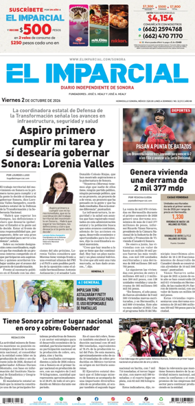 Cover of El Imparcial