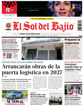 Cover of El Sol de Bajio