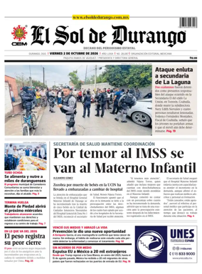 Cover of El Sol de Durango