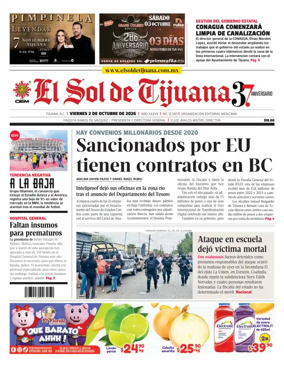 Cover of El Sol de Tijuana
