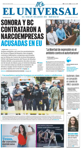 Cover of El Universal