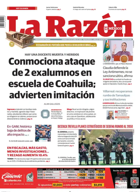 Cover of La Razon de Mexico