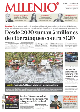 Cover of Milenio Edo de Mexico