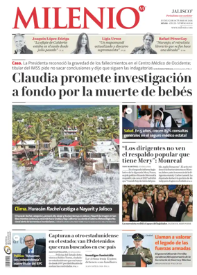 Cover of Milenio Jalisco