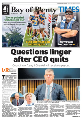 Cover of Bay of Plenty Times