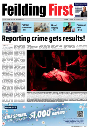Cover of Feilding First
