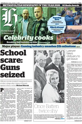 Cover of The New Zealand Herald