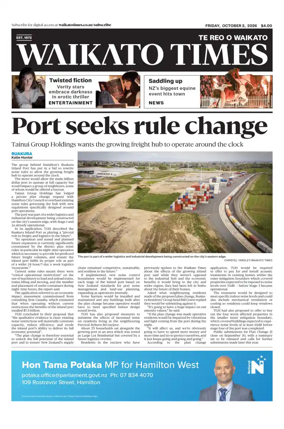 Cover of Waikato Times