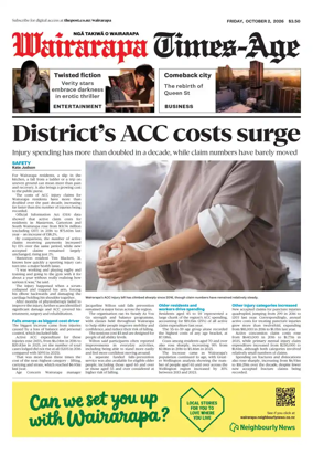 Cover of Wairarapa Times-Age (NZ)