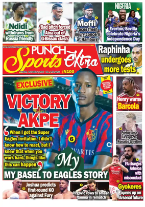 Cover of Punch Sports Extra