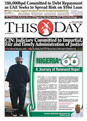 Cover of THISDAY