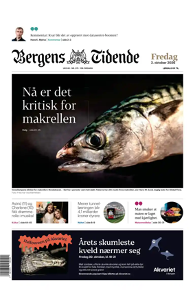 Cover of Bergens Tidende