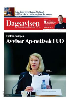 Cover of Dagsavisen