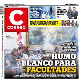 Cover of Diario Correo
