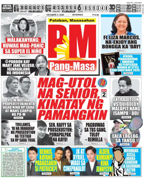Cover of PM Pang-Masa