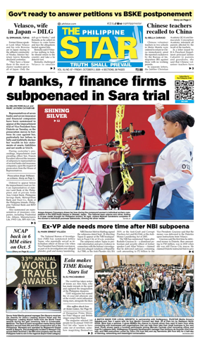 Cover of The Philippine Star