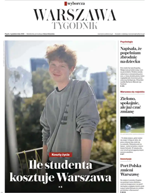 Cover of Gazeta Wyborcza Stoleczna