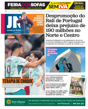 Cover of Jornal de Noticias