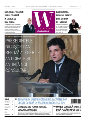 Cover of Romania Libera - Friday Edition