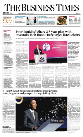 Cover of The Business Times