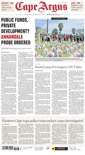 Cover of Cape Argus (PM Edition)