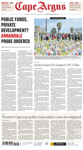 Cover of Cape Argus