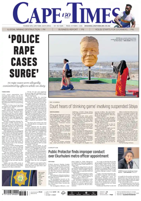 Cover of Cape Times