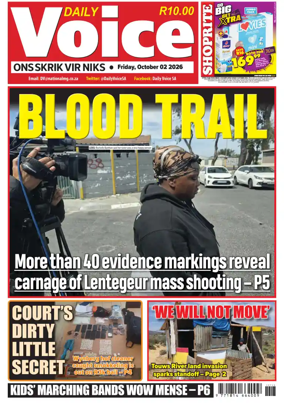 Cover of Daily Voice (South Africa)