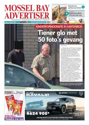 Cover of Mossel Bay Advertiser