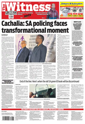 Cover of The Witness (South Africa)