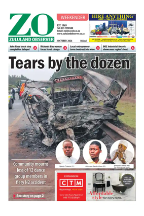 Cover of Zululand Observer - Weekender