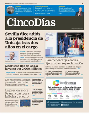 Cover of Cinco Dias