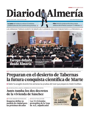 Cover of Diario de Almeria