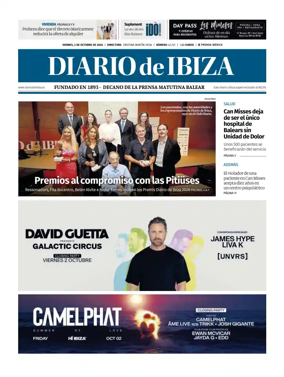 Cover of Diario de Ibiza