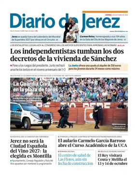 Cover of Diario de Jerez