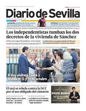 Cover of Diario de Sevilla