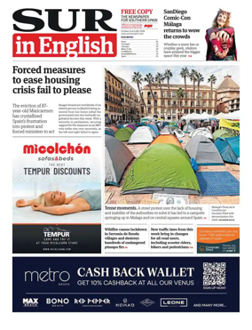 Cover of Diario Sur_Sur in english