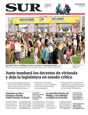 Cover of Diario Sur_Ultima