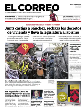 Cover of El Correo (Miranda de Ebro)
