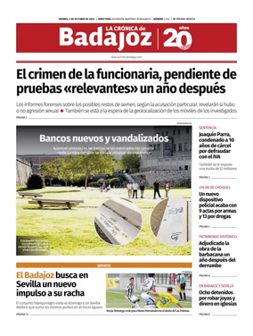 Cover of La Cronica de Badajoz BE